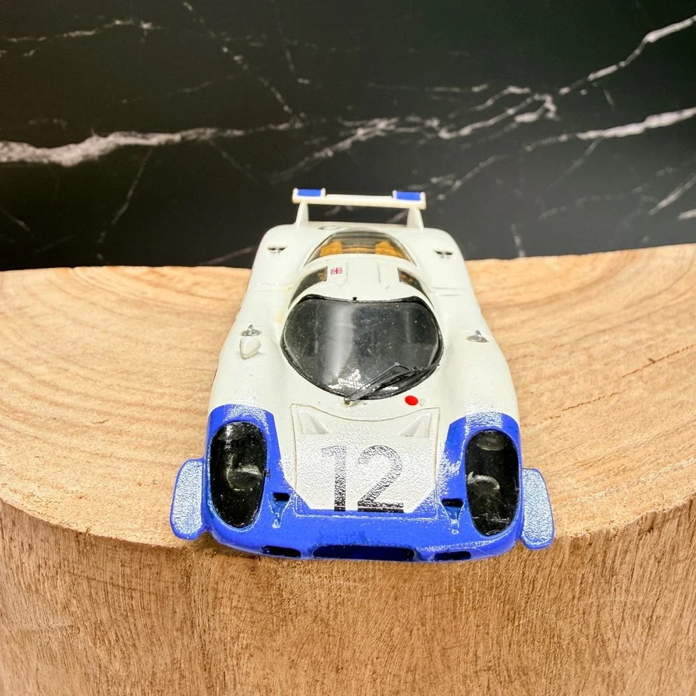 Starter Porsche 917 White Blue #12 Racing Model Car 1:43 Scale Resin France